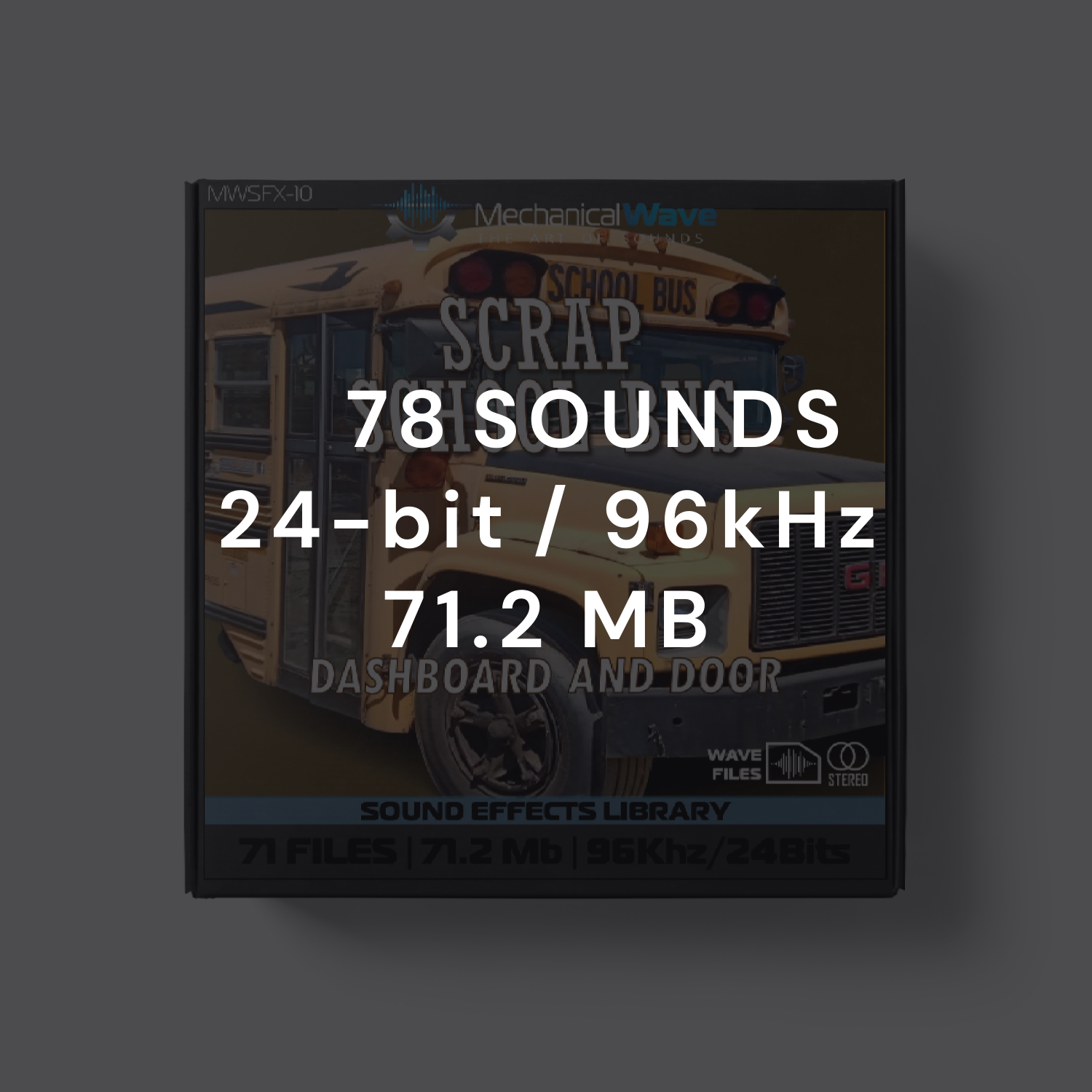 Scrap School Bus | Sonic Sound Effects - SFX Library Store — Sonic Sound FX