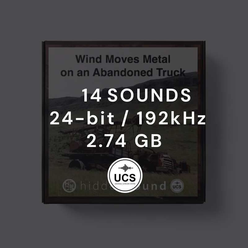 Wind Moves Metal on Abandoned Truck